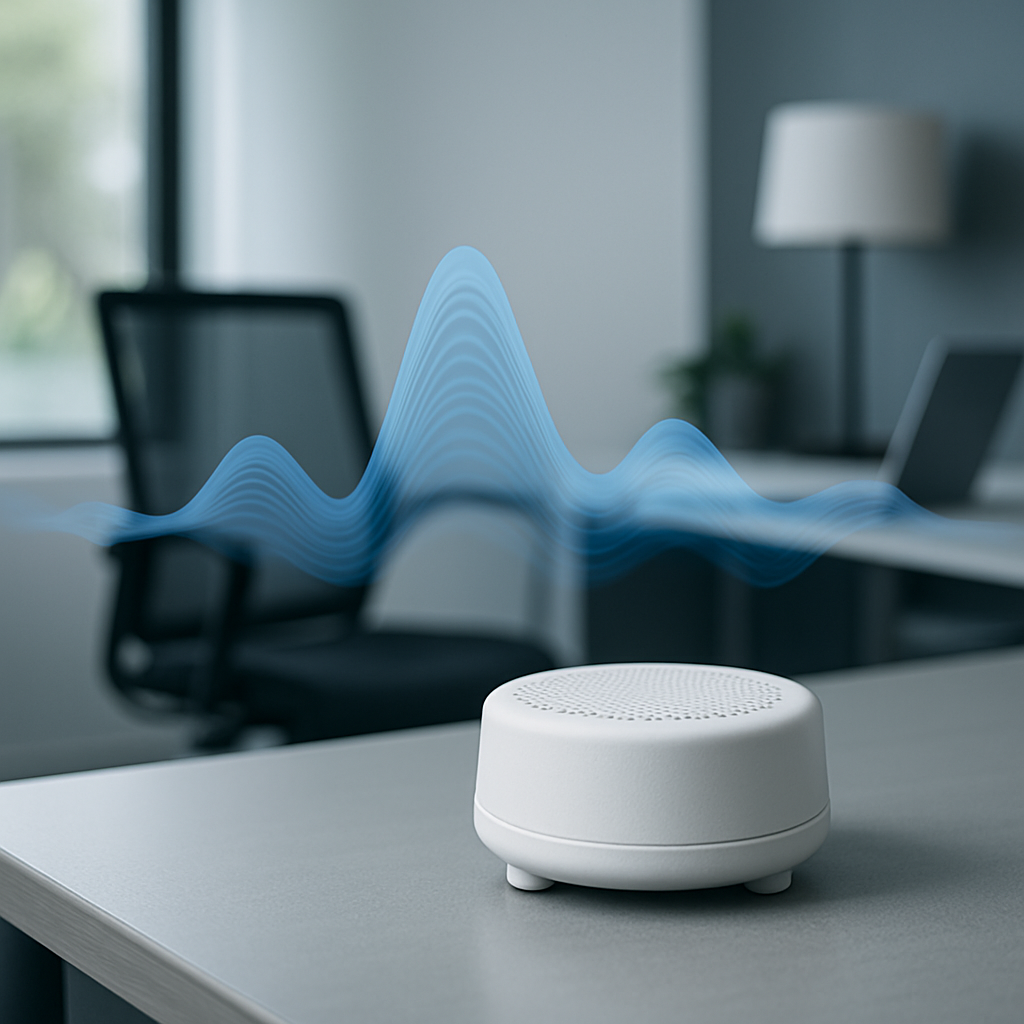 Office Privacy white noise machine office scene